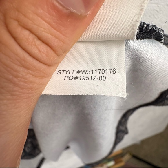 Prana Black & Gray Babydoll Geo Patterned Midi Halter Dress Built In Bra Small - Picture 5 of 9